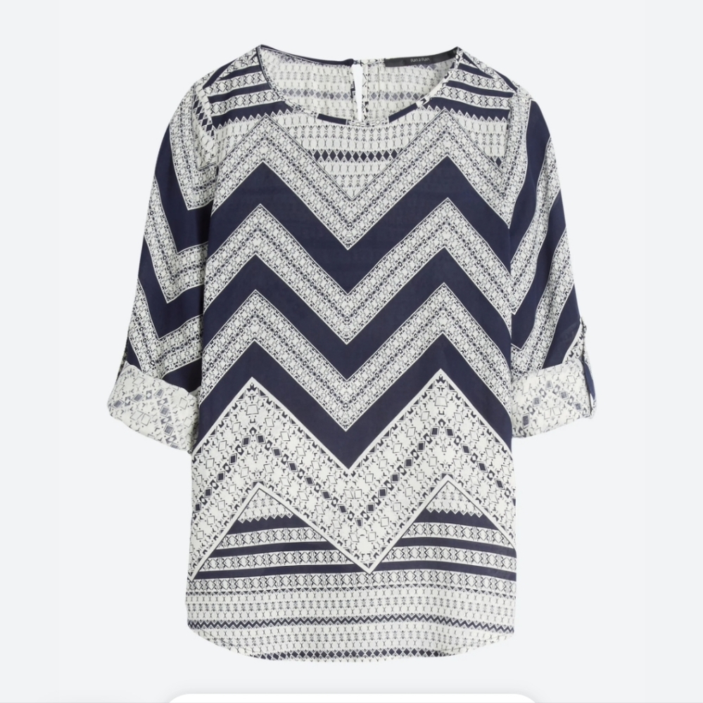 Fun2fun Alfredo crew neck blouse